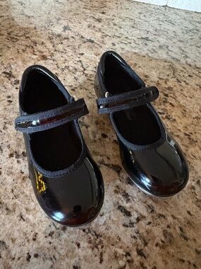 Toddler Black Tap Shoes